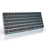 Taptek Mechanical Keyboard Wireless Bluetooth/USB Wired Compact Keyboard for Gaming with RGB Backlit for Mac Desktop Laptop Windows iOS Tablets Android