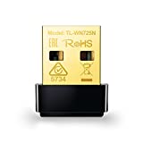 TP-Link USB WiFi Adapter for PC(TL-WN725N), N150 Wireless Network Adapter for Desktop - Nano Size WiFi Dongle Compatible with Windows 10/7/8/8.1/XP/ Mac OS 10.9-10.15 Linux Kernel 2.6.18-4.4.3